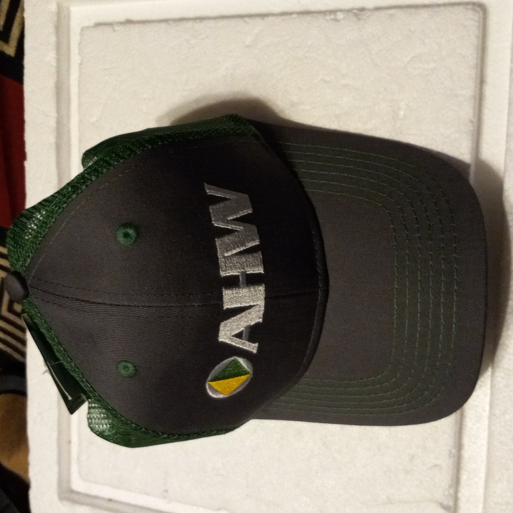 😊john deere gray and green AHW Cap hat Unisex